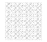 iJiGui 100 Pezzi Gommini Silicone Trasparenti Paracolpi, Gommini Adesivi, 8 mm Gommini Paracolpi Trasparente Gommini Adesivi, per Maniglie di Porte, Pareti, Tavoli, per Proteggere Mobili