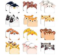 iJiZuo 720 Pezzi Blocchetti Memo Adesivi, Note Adesive dei Cartoni Animati, Mini Note Adesive, Piccoli Regali per Feste di Compleanno a Scuola per Bambini(Motivo Animale)