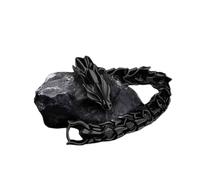 Ijksbehjf Bracciale alla moda con osso di drago vichingato per gli uomini materiali in lega robusta retrò punk gioielli regali abbigliamento quotidiano osso degli uomini