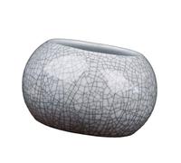 Ijksbehjf Elegante vaso antico per la cultura dell'acqua con 300ml per il vaso di ceramica liscio dell'esposizione del tavolo