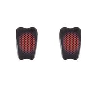 Ijksbehjf Inserti imbottiti per stivali sportivi, gradient black and r OS | Coppia di parastinchi in gel curvo per ridurre l'attrito, 15,2 x 10 cm