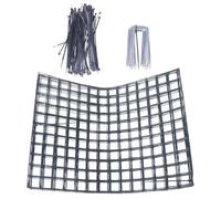 Ijksbehjf Rete rinforzata per alberi con lacci di fissaggio regolabili e picchetti per promuovere lo sviluppo delle radici degli alberi delle piante e delle coperture per reti da giardino a prova di