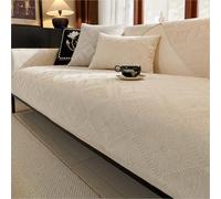 IJNBHU Telo Copridivano Antiscivolo Impermeabile Copritutto Universale Decorativo per Divani,Ideale per Cani, Gatti e Bambini, Morbida e Comoda,Bianca,110 * 210CM