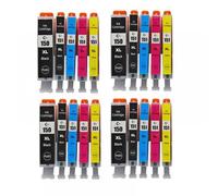 IJOSADON 15pcs compatibili PGI-150 CLI-151 cartucce di inchiostro per MG7510 IP7210 IP8710 MX721 IX6810(4sets (20pcs))