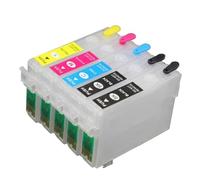 IJOSADON 5 pacchetti di cartucce di inchiostro ricaricabili vuote compatibili con Stylus T1110 TX515FN T1100 TX510FN Stampante con chip ARC(For T1110)