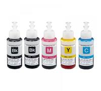 IJOSADON 5pk 70ml Riempitura 'inchiostro colorante per varie stampanti tra cui L200 L210 L222 L100 L110 L120 L132 L550 L555 L300 L355 L362(2BK 1C 1Y 1M)