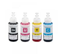 IJOSADON 5pk 70ml Riempitura 'inchiostro colorante per varie stampanti tra cui L200 L210 L222 L100 L110 L120 L132 L550 L555 L300 L355 L362(1BK 1C 1Y 1M)