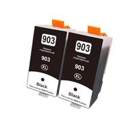 IJOSADON Cartuccia a inchiostro a inchiostro da 903xl compatibile con 903xl 903 xl per OfficeJet Pro 6950 6960 6961 6963 6964 6965 6966(2pcs Black)