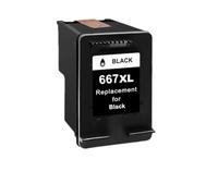 IJOSADON Cartuccia d'inchiostro compatibile di ricambio per 667 667XL da utilizzare con i materiali di consumo per stampanti DeskJet Ink Advantage 1275 2374 2375 2376 2775 2776(Black)