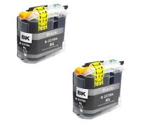 IJOSADON Cartuccia d'inchiostro compatibile per i modelli DCP-J4120DW J4420DW J4620DW J4625DW J5620DW J5625DW LC227 LC225 LC227XL LC255XL Consommables pour imprimantes accessoires(BK 2PC)