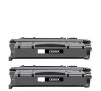 IJOSADON Cartuccia toner CE505X da 2 pezzi compatibile con i modelli di stampante 05X P2050 P2055x P2055 per il codice articolo CE505X