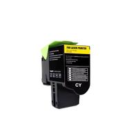 IJOSADON Cartuccia toner di ricarica facile compatibile per CX310 CX310N CX310DN CX410 CX410E CX410DE CX410DTE CX510 CX510DE CX510D THE Funziona con modelli di stampante selezionati(Yellow)