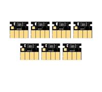 IJOSADON Chip della cartuccia d'inchiostro 831 compatibile con stampanti Latex 110 115 310 315 330 335 360 365 370 560 570 L360 L365 L330 Ultimo aggiornamento(7PCS - KCMY LC LM OP)