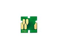 IJOSADON Chip della cartuccia d'inchiostro compatibile per il Sud America per WF-C5890 WF-C5390 T11A1 T11B1 T11A2 T11A3 T11A4 Utilizzo singolo(T11A3 Chip Magenta)