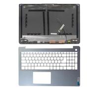 IJOSADON Copertina Posteriore LCD Compatibile Frame di pentola Palm Resto Cover di Base Inferiore per 3 15itl6 15ada6 15alc6 15aba7 2021 Parti di Laptop Modello(Silver Gray AC)