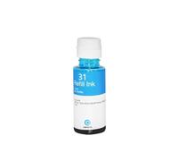 IJOSADON Kit di ricarica inchiostro colorante compatibile con 30 31 per modelli di serbatoio d'inchiostro 315 318 319 415 419 e stampante wireless 450 455 457(1Bottle-C)