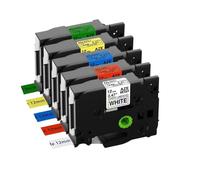 IJOSADON Nastro per etichette laser 5 pezzi 9-24mm 231L1 631L1 compatibile con PT D210 PT D600 PT D400 PT P710(5pcs Mixed Colors)