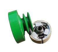 IJOSADON Pulley Frizione a Chiave Piatta da 19 mm Set per 168F 170F GX160 GX200 Compatibile con Motore Diesel raffreddato ad Aria e Altri Modelli