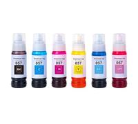 IJOSADON Ricarica bottiglia d'inchiostro compatibile per inchiostro a base d'acqua a colori 056 057 per stampanti a getto d'inchiostro L8050 L18050(1PCS M)