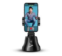 iJoy Chase Treppiede per Telefono con Tracciamento Facciale, Camera con Treppiede a 360° per Registrazione di Vlog/Video/Tiktok con iPhone, Samsung e altro, App iOS/Android Integrata Nero