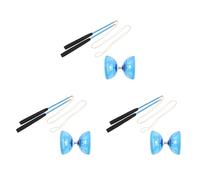 IJSDNVJNDX 3X Giocattolo da Fitness con Diabolo A Doppia Testa e Tre Cuscinetti, Gioco All'Aperto, Diabolo, Yo-Yo, Giocattoli per Bambini Anziani