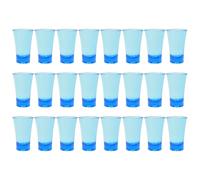 IJSDNVJNDX Bicchieri da Shot In Polistirene con Design Ombre Multicolore (24 Pezzi), Capacità di 30 Ml per Spiriti, Servizio Cocktail Blu