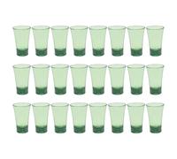IJSDNVJNDX Bicchieri da Shot In Polistirene con Design Ombre Multicolore (24 Pezzi), Capacità di 30 Ml per Spiriti, Servizio Cocktail Verde