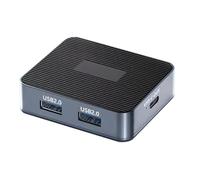 IJSDNVJNDX Convertitore da DP A Type-C per Occhiali AR Esterni Ad Alta Definizione e Schermi Portatili, Adattatore Desktop con Porta Femmina per Mini Host.