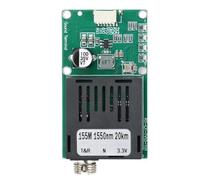 IJSDNVJNDX Modulo Ricetrasmettitore Ottico Ttl da 20 Km, Comunicazione in Fibra Ottica da 5,5 A 26 V CC per Droni, Trasmissione del Segnale A Lunga Distanza