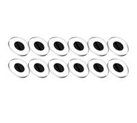 IJSDNVJNDX Set di 12 Coperture in Vetro Temperato per Luci LED Compatibili con Meta Glasses