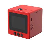IJSDNVJNDX Stampante per Etichette Termiche Intelligente con Intelligenza Artificiale e Controllo Vocale, Stampante Tascabile Portatile Inchiostro per Bambini, Colore Rosso