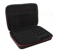 IJSDNVJNDX Supporto per Batterie Ignifugo e A Prova di Esplosione con Tester, Scatola di Stoccaggio per Organizzare Batterie, Borsa per Batterie.