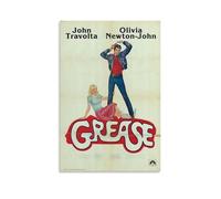ijshndgn Grease - Poster artistico vintage, decorativo, estetico, per camera da letto, soggiorno, pareti, 30 x 45 cm, senza cornice
