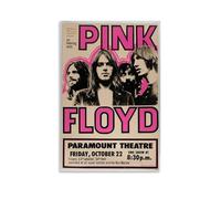 ijshndgn Poster artistico vintage dei Pink Floyd, decorazione per la stanza, per camera da letto, soggiorno, pareti, poster estetico, 20 x 30 cm, senza cornice