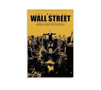 ijshndgn Poster con il lupo di Wall Street, decorazione artistica vintage, per camera da letto, soggiorno, pareti, 40 x 60 cm, senza cornice