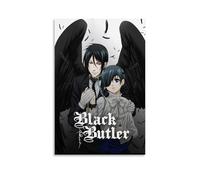 ijshndgn Poster con immagine di Black Butler, decorazione artistica vintage, per camera da letto, soggiorno, pareti, poster estetico, 30 x 45 cm, senza cornice