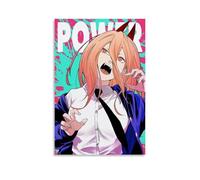 ijshndgn Poster con immagine di Chainsaw Man Power, decorazione artistica vintage, per camera da letto, soggiorno, pareti, 30 x 45 cm, senza cornice