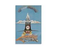 ijshndgn Poster con la Montagna Sacra Montagna, decorazione artistica vintage, per camera da letto, soggiorno, pareti, poster estetico, 50 x 75 cm, senza cornice