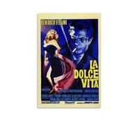 ijshndgn Poster La Dolce Vita, decorazione artistica vintage, per camera da letto, soggiorno, pareti, 30 x 45 cm, senza cornice