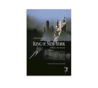 ijshndgn Poster vintage King of New York, decorazione artistica per camera da letto, soggiorno, pareti, poster estetico, 30 x 45 cm, senza cornice