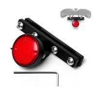 IJYHZKE 2 in 1 Bike Seat Bow Reflector Light Hidden Mount Copertura protettiva per AirTag, guida sella bici antifurto riflettore supporto tracker