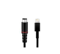 IK Multimedia - Cavo da Lightning a mini DIN con ricarica
