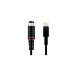 IK Multimedia - Cavo da Lightning a mini DIN con ricarica