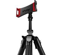 IK Multimedia iKlip 3 Video Supporto per Treppiede per iPad e Tablet, Giunto Sferico, Montaggio su Supporto per Fotocamera, Monopiede o Altri Supporti, Nero
