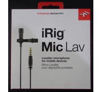 IK MULTIMEDIA IRIG MIC LAV MICROFONO LAVALIER PER DISPOSITIVI MOBILI