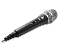 IK Multimedia iRig Mic Microfono Professionale Accessorio per iPhone/iPad/ iPod/Android Touch, Nero