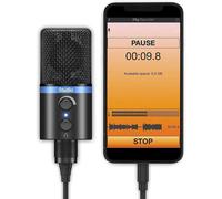 IK Multimedia IP-IRIG-MICSTDBLA-IN microfono Nero, Blu Microfono da studio