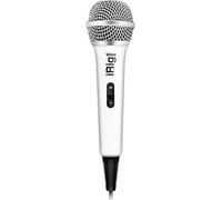 IK Multimedia iRig Voice Microfono per iOS e Android, Bianco