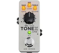 IK Multimedia TONEX ONE Brown Sound White Edition AI Amp Modeler Pedale per c...