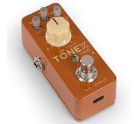 IK Multimedia TONEX ONE Double Special Edition Mini amplificatore per chitarra e pedale, finitura marrone vintage, 20 modelli esclusivi di tono, amplificatori modellati AI, uscita TRS stereo